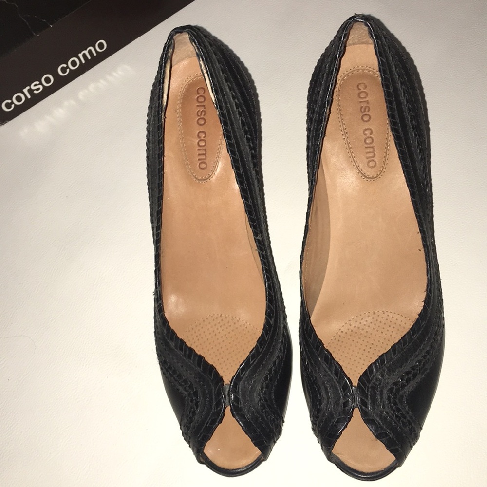Corso Como Leather Heels - Picture 4 of 8